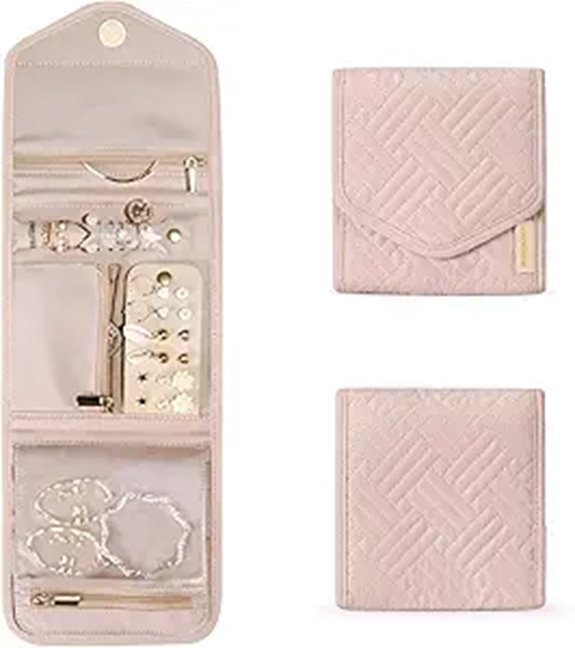 soft pink jewelry organizer