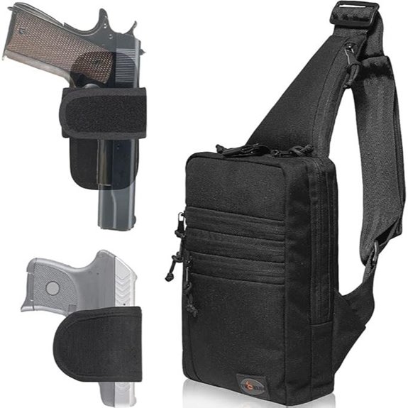TECEUM Tactical Sling Bag for Concealed Carry