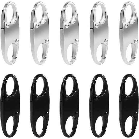 10 Pcs Zipper Locks for Backpacking and Camping