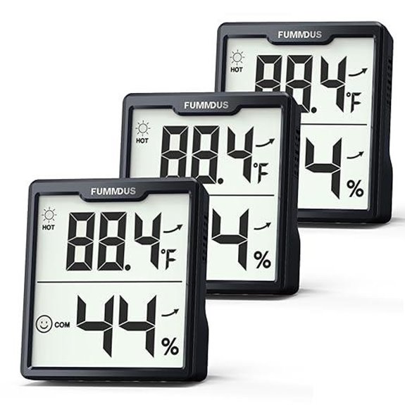 3-Pack Digital Hygrometer Indoor Thermometer
