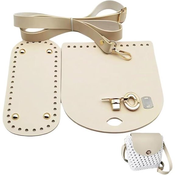 3PCS DIY Bag Knitting Crochet Set with Shoulder Straps