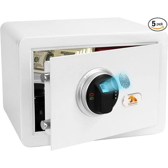 TIGERKING Biometric Safe with Digital Lock 1.2 Cu ft