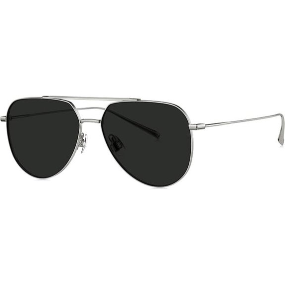 BOLON Titanium Polarized Aviator Sunglasses