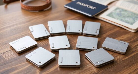 top aluminum travel wallets