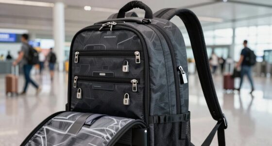 top anti theft backpack locks