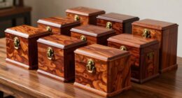 top cedar leather storage chests