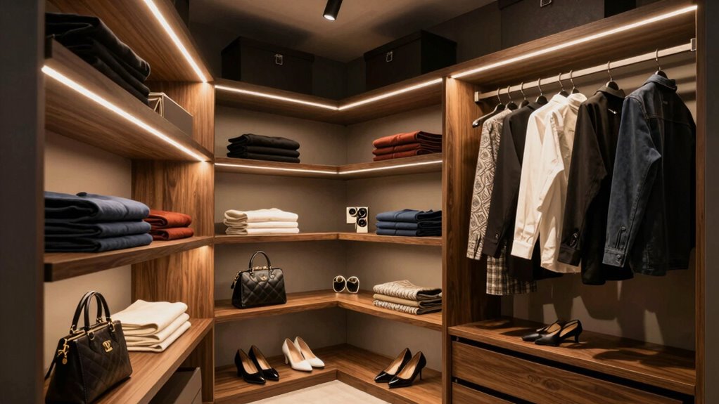 top closet lighting options