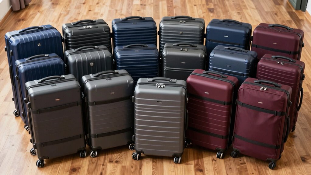 top compression luggage sets