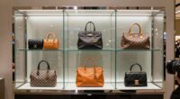 top display cabinets for handbags