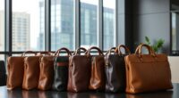 top full grain leather briefcases