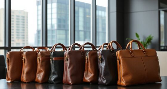 top full grain leather briefcases