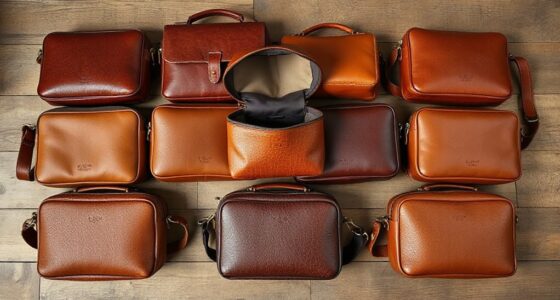 top full grain leather camera bags