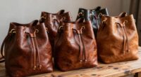top full grain leather travel bags
