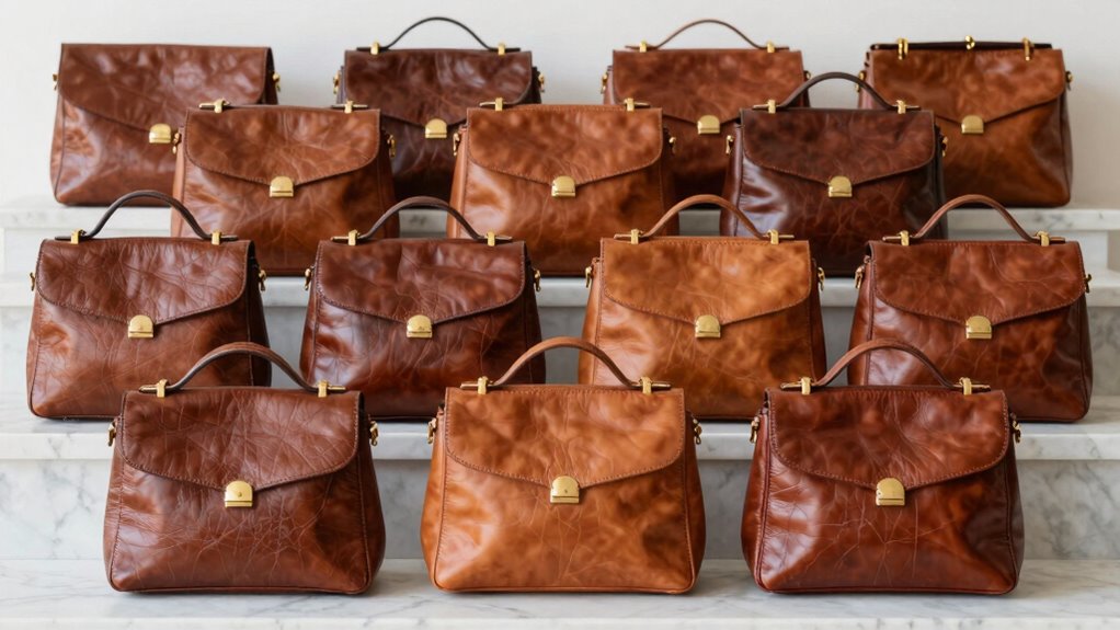 top full grain mini bags