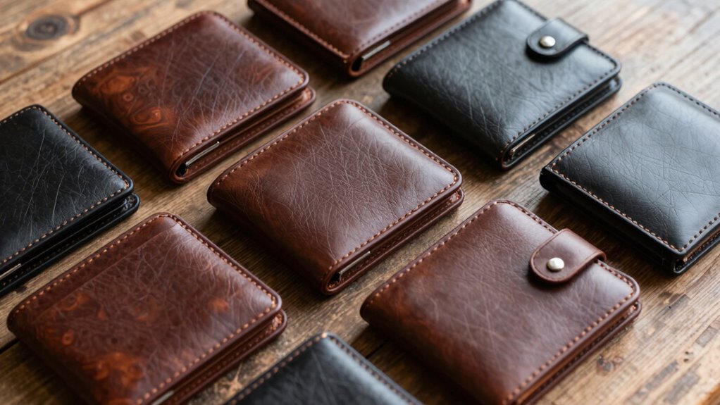 top full grain rfid wallets