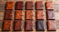 top grain leather passport wallets