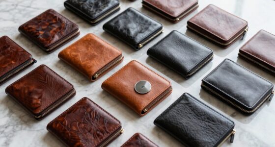 top grain leather wallets