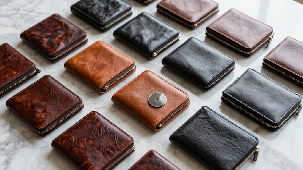 top grain leather wallets
