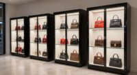 top handbag display cabinets