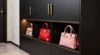 top handbag storage cabinets