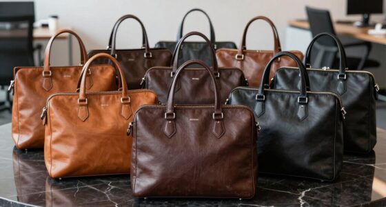 top italian leather laptop totes