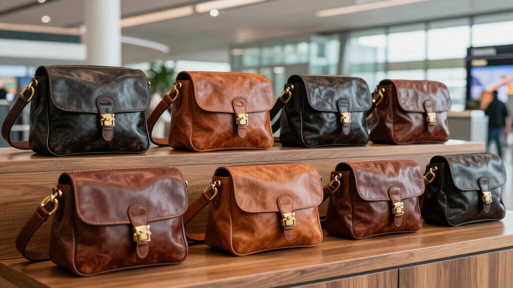 top leather belt bags