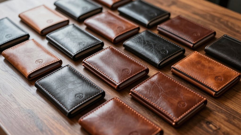 top leather card holders