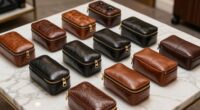 top leather travel dopp kits