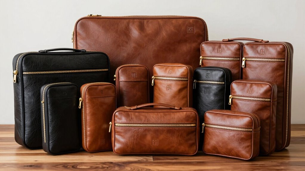 top leather travel organizer sets