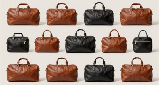 top leather travel toiletry bags