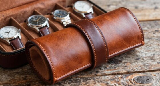 top leather watch rollers