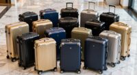 top luxury hard shell suitcases