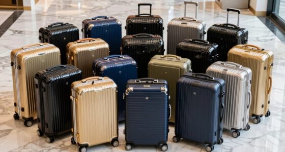 top luxury hard shell suitcases