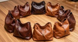 top pebbled leather shoulder bags