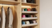 top small closet purse shelves