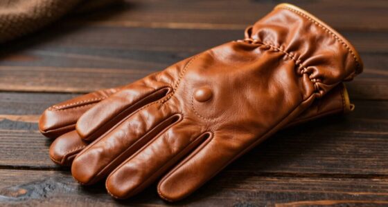 top stylish warm leather gloves