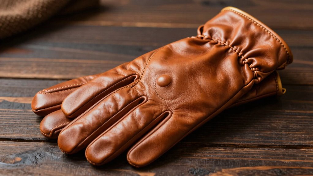 top stylish warm leather gloves
