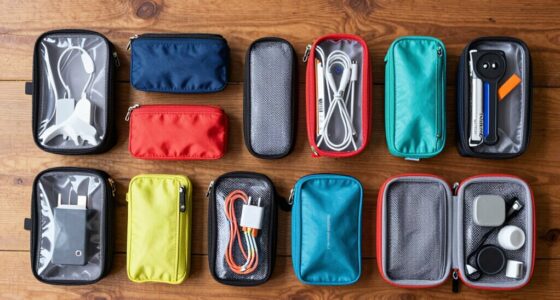 top travel tech organizer pouches