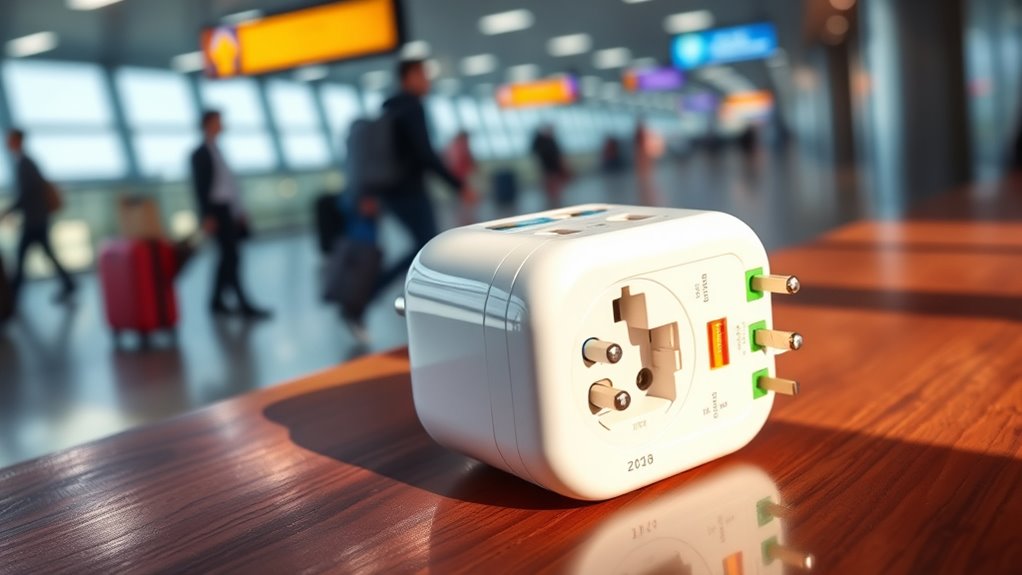 travel adapter compatibility features