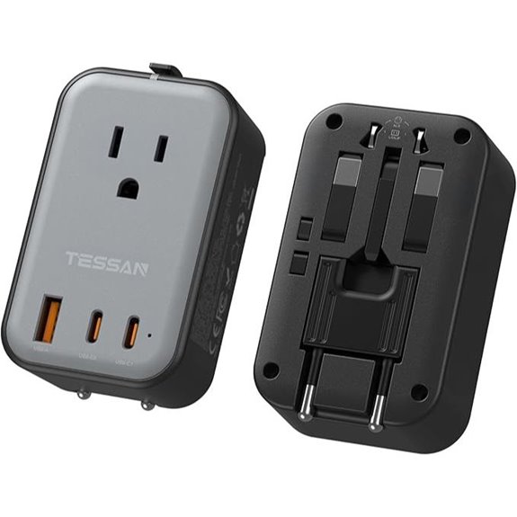 TESSAN 20W Travel Adapter with USB Ports