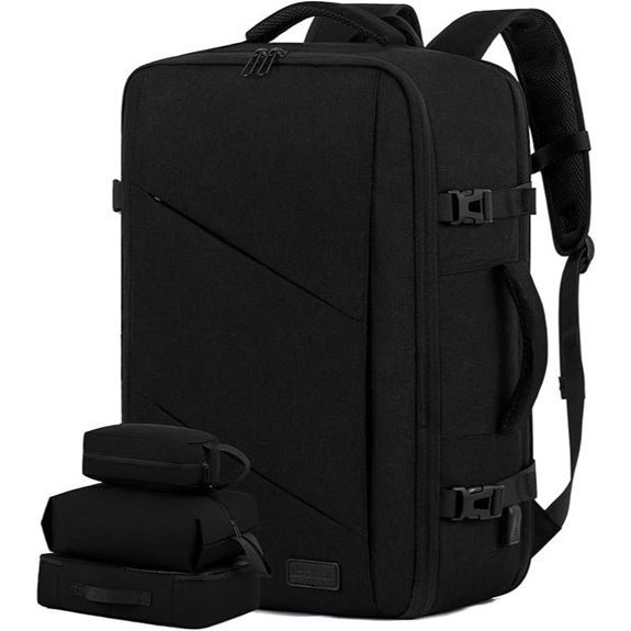 LOVEVOOK Travel Carry-On Backpack with Packing Cubes