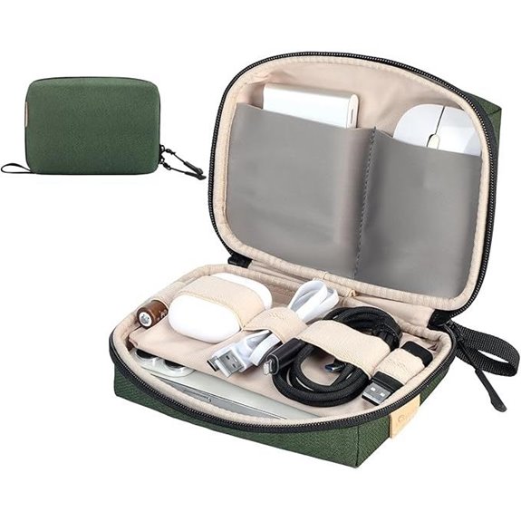 SIMTOP Electronics Organizer Travel Cable Pouch