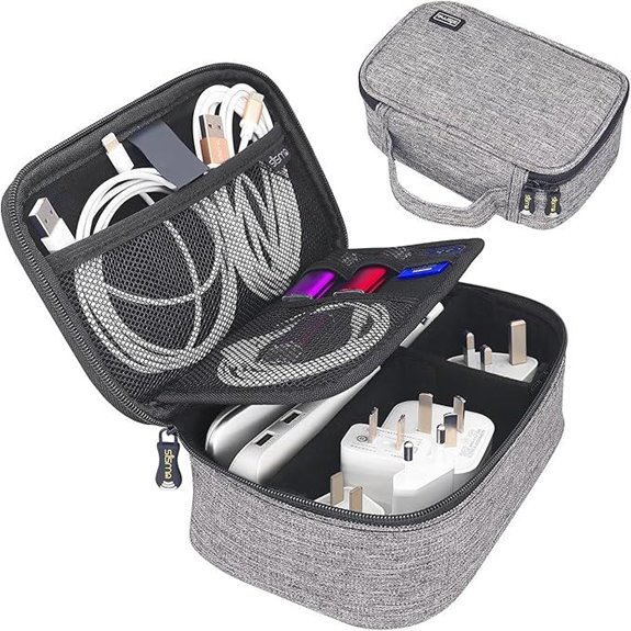 Sisma Electronics Cords Organizer Travel Case