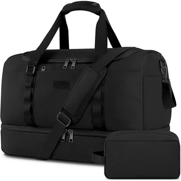 ETRONIK Travel Duffle Bag with Shoe & Toiletry Compartments
