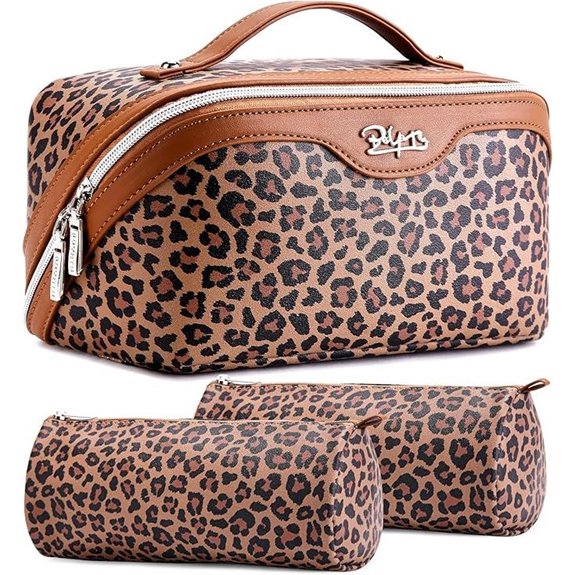BOYATU 3-Piece Travel Makeup Bag Set