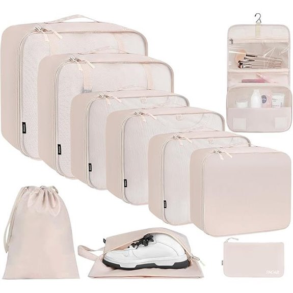BAGAIL Packing Cubes Set for Travel Organizer