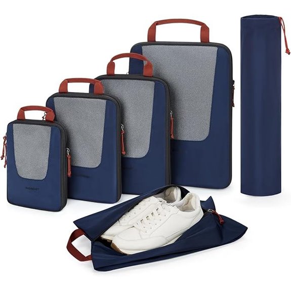 BAGSMART Compression Packing Cubes for Travel (Set Options)