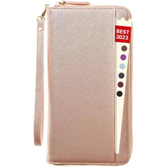 Travel RFID Passport Wallet Organizer