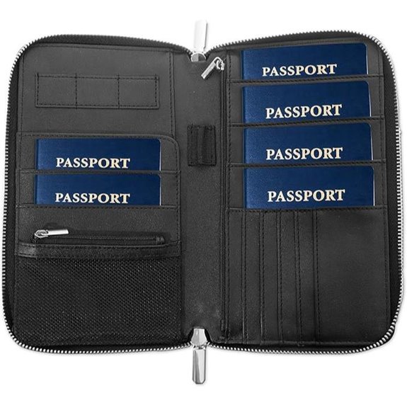 RFID Passport Wallet Organizer for Travel
