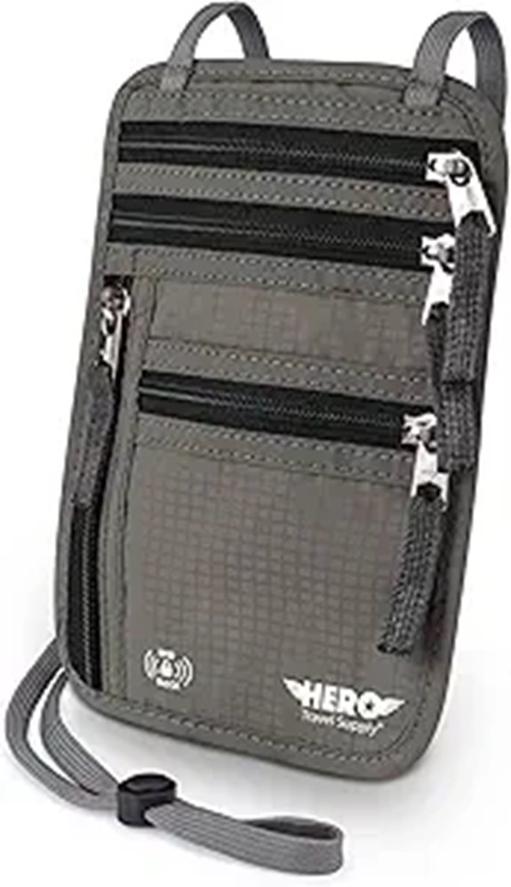 HERO RFID Passport Holder Travel Wallet